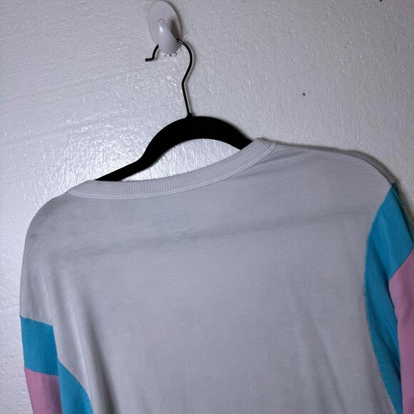 Disney Size XS Oversized Lounge Comfy Long Sleeve Top Mickey Minnie Mouse Goofy - Picture 5 of 9